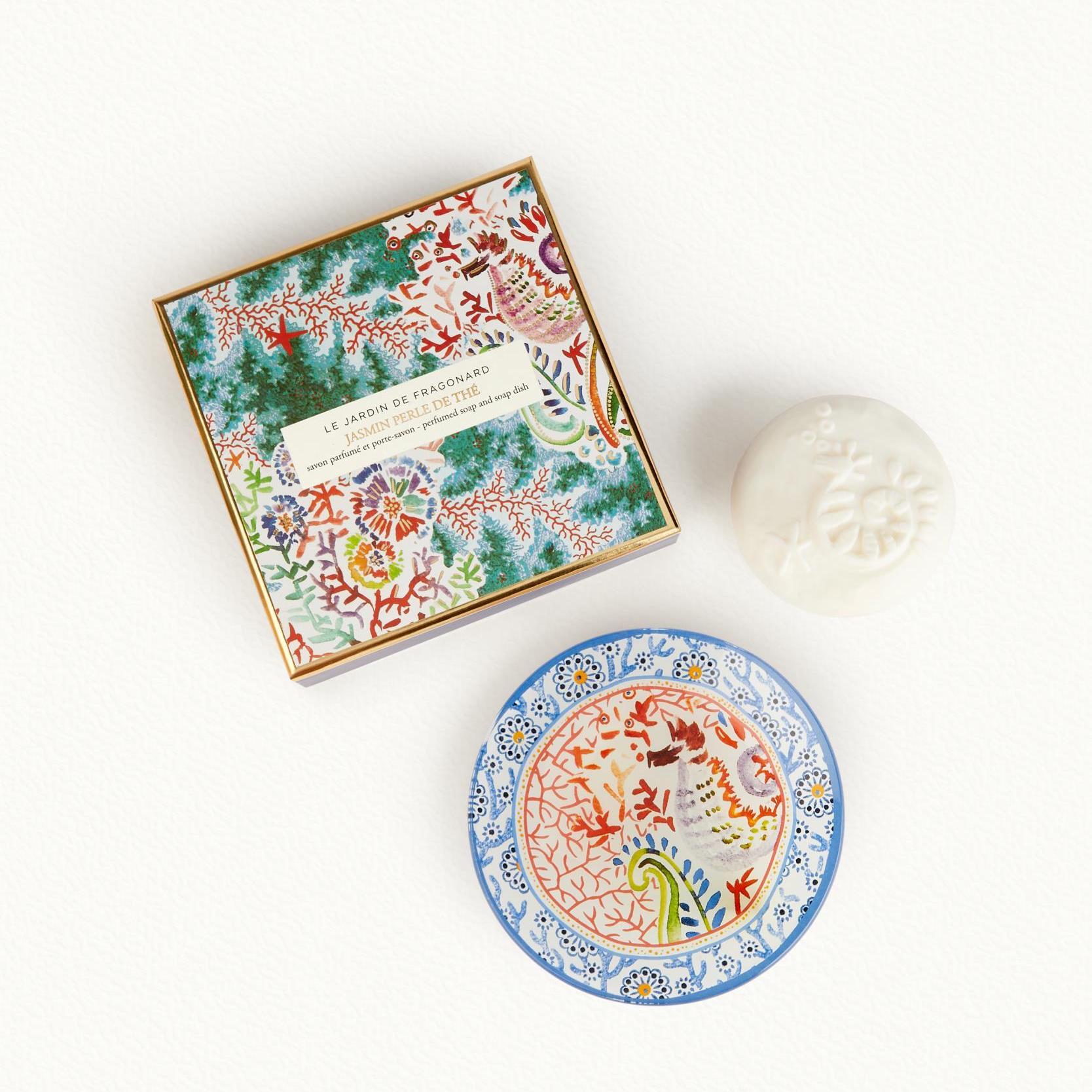 Jasmin Perle de Tea - Soap & Dish Set